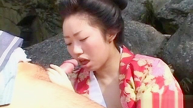 Jav Porn - Kotone Yamashita in Kimono Outdoors