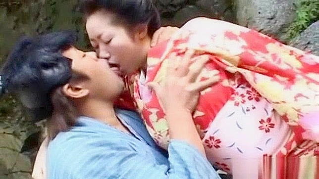 Jav Porn - Kotone Yamashita in Kimono Outdoors