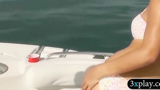 Jav Slut Foursome ~ Two Slutty Girls in Bikini Sex on Speedboat