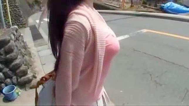 Best Japanese Babe Haruka Koide's Amazing Outdoor Blowjob - JAV Video