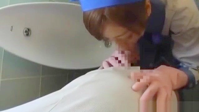 Jav Toilet Attendant ~ Asian Beauty Cleans Wrong Part1 - Exclusive Porn Video