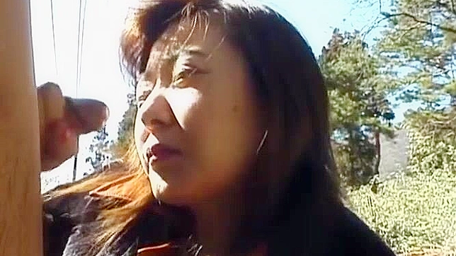 Japanese MILF Maria Yuuki Gives Blowjob in Public