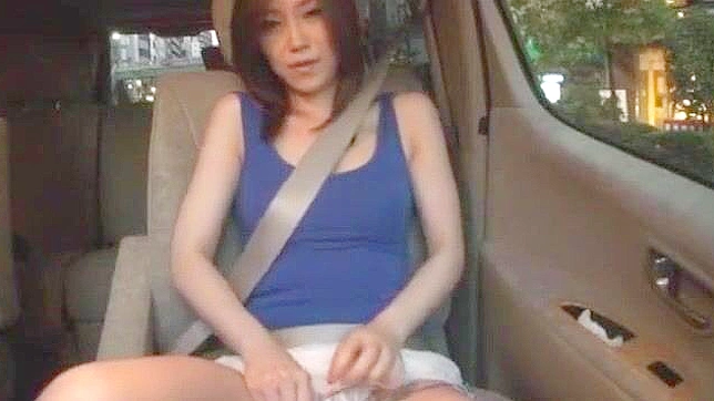 Japanese Pornstar Riho Kobayashi in Exclusive Solo JAV Scene in Car