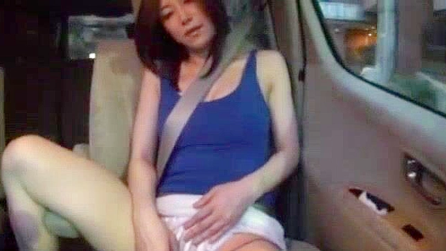 Japanese Pornstar Riho Kobayashi in Exclusive Solo JAV Scene in Car