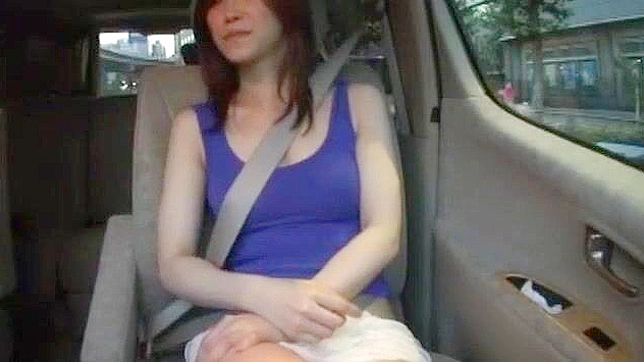 Japanese Pornstar Riho Kobayashi in Exclusive Solo JAV Scene in Car