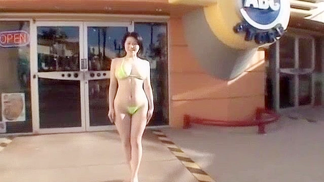 Japanese Slut Shinobu Ebihara's Big Tits in Amazing Bikini JAV Scene