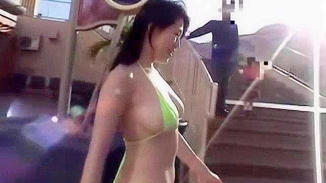 Japanese Slut Shinobu Ebihara's Big Tits in Amazing Bikini JAV Scene