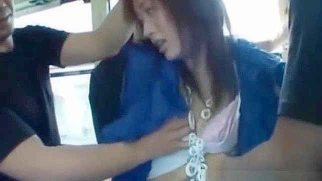 Slutty JAV babe fucks hard in public, screaming for more!