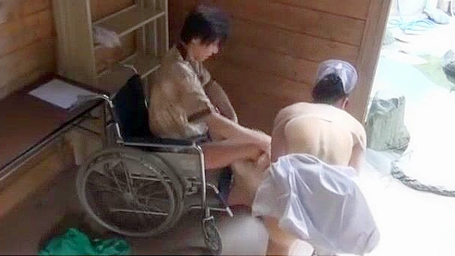 Japanese Porn Star Mai Tsuruta in Amazing Nurse, Outdoor JAV Movie
