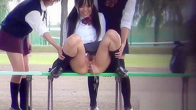 Jav Kinky School Uniform Teens Pee Porn Debut!