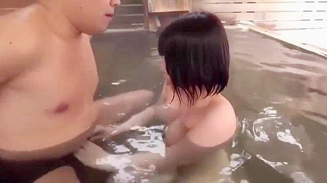 Jav Porn ~ Buxom Japanese Teenager Exciting Sex in Onsen with Big Breasts