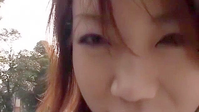 Japanese Pornstar in Public Outdoor JAV Scene