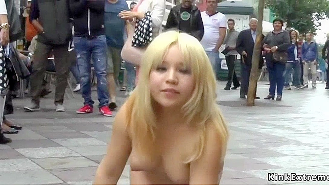 Wild Naughty Outdoor Japanese Porn with Chubbies Blondie Disgraced - Disgraceful Fun!
