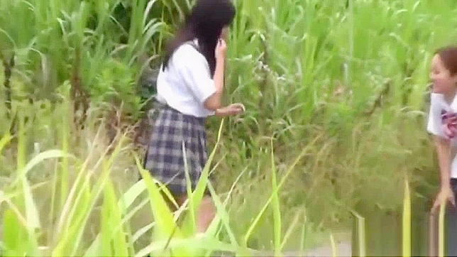 Japanese student caught watching voyeuristic Pee play - Only for adults