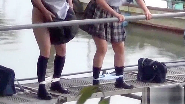 Japanese student caught watching voyeuristic Pee play - Only for adults