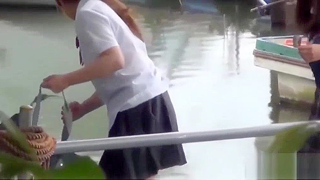 Japanese student caught watching voyeuristic Pee play - Only for adults