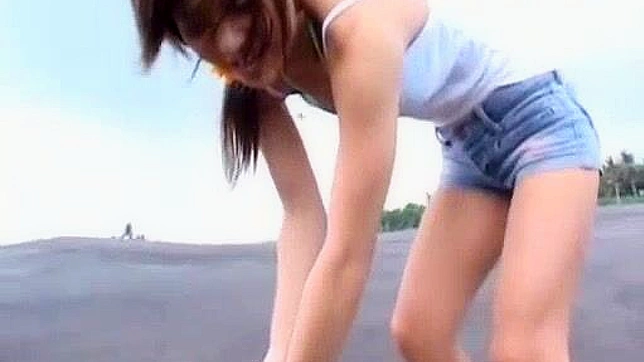 Japanese model Risa Coda in Hottest Solo Female, Outdoor JAV scene