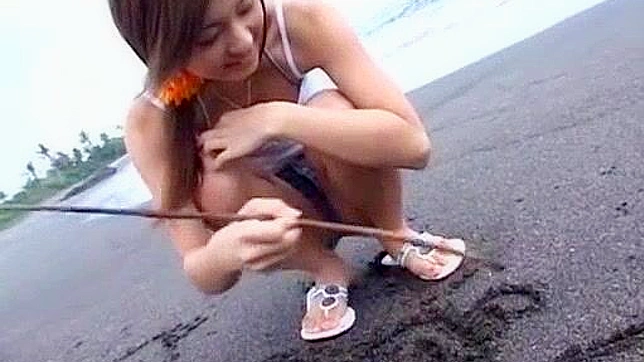 Japanese model Risa Coda in Hottest Solo Female, Outdoor JAV scene