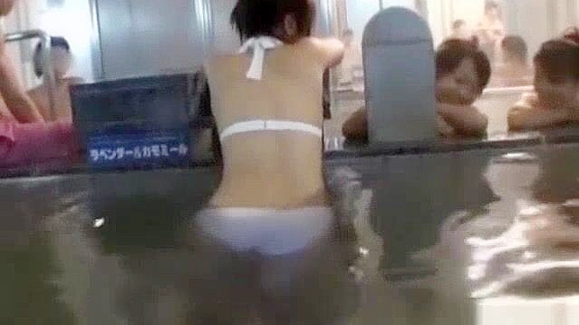 Japanese Doll Gets Public Spa Treatment - Part 1