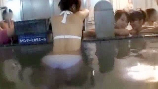 Japanese Doll Gets Public Spa Treatment - Part 1