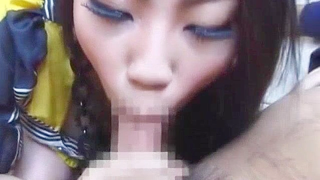 Japanese Model Yui Himura's Exotic Handjobs & Cumshots in JAV Scene