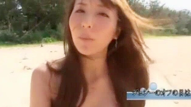 Jav Hottie Tina Yuzuki in Solo Girl Beach Scene with Jessica Kizaki & Miyuki Yokoyama