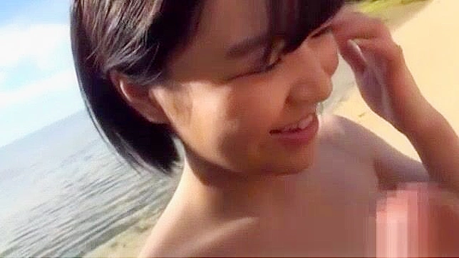 Jap Teen Kazari Hanasaki Gets Fucked on Beach