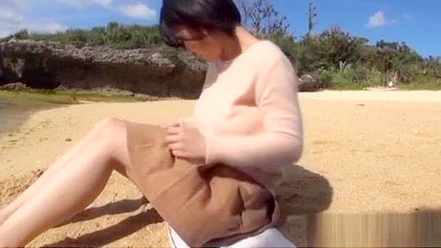 Jap Teen Kazari Hanasaki Gets Fucked on Beach