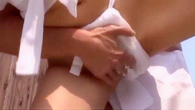 Jav Porn Videos - Nanami Kawakami in Hot Outdoor Threesome with Two Men!