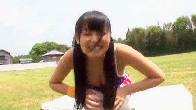 Jav Schoolgirl Airi Satou Gets Pounded in a Threesome with huge cocks