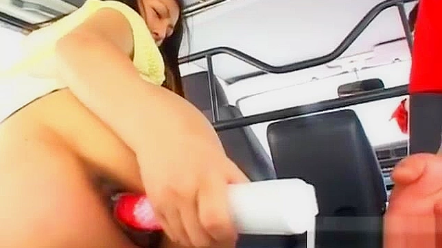 Jav Idol Ran Asakawa's Toy Joyride in a Van