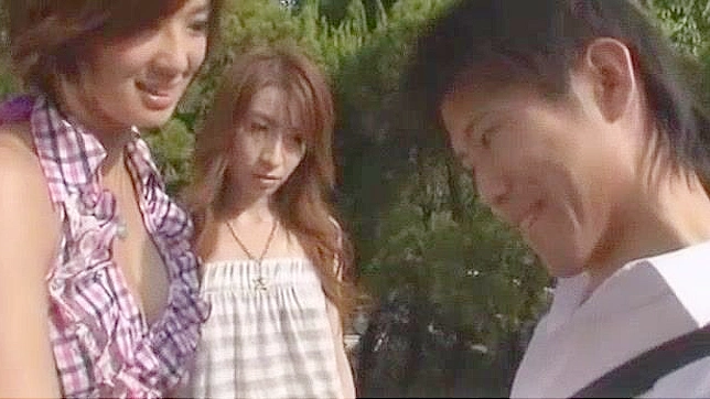 Jav Porn ~ Anje Hoshi and Nana Saeki in Fabulous Outdoor Japanese Sex Scene