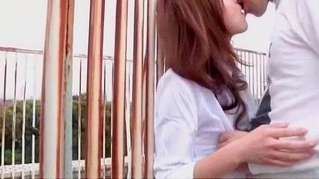 Japanese slut Yua Kisaki in Horny Fingering, Outdoor JAV video