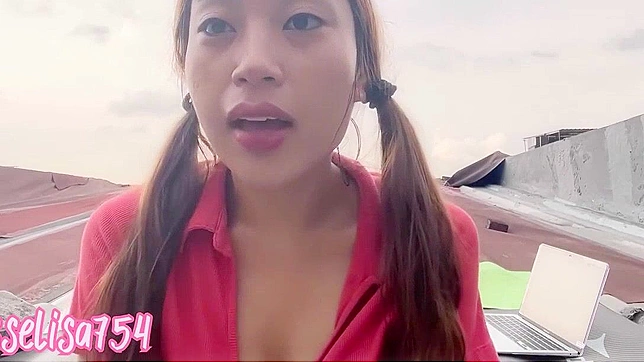 Japanese Babe Gives Wild Striptease Outdoors - Absolutely Must-Watch!