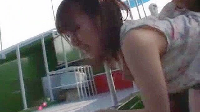 Japanese Hottie An Mashiro in Crazy Big Tits, Public JAV video