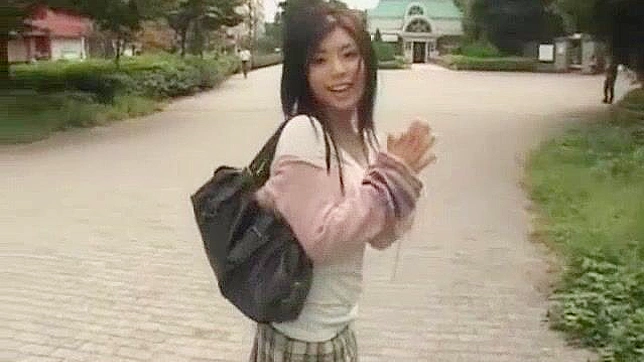 Japanese Girl Aya Hirai's Exotic Outdoor Cumshot Scene