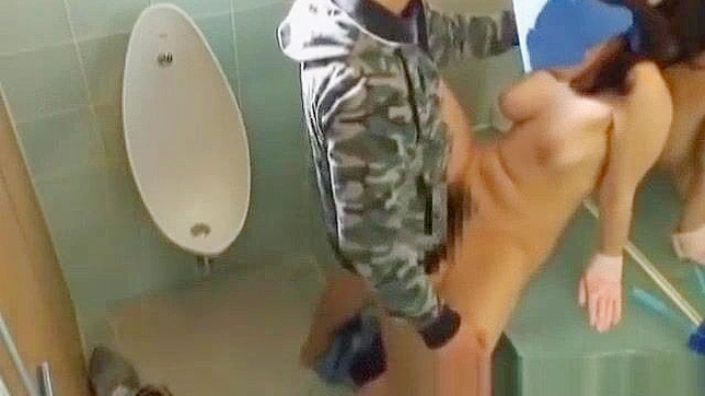 Jav Toilet Attendant Busted Cleaning Wrong Part in Public Restroom - Shocking Scene