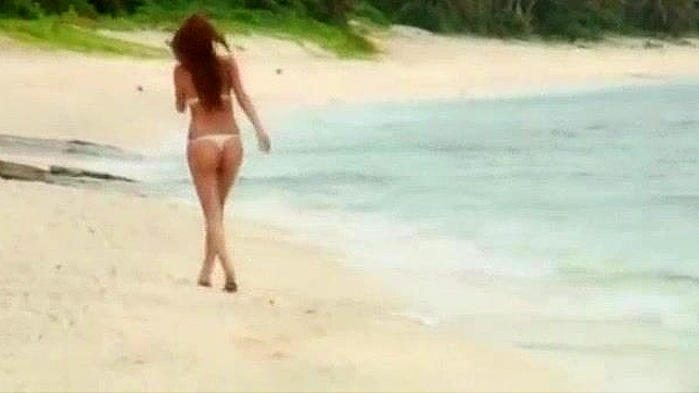 Watch Jap Girl Kaede Akina in Hot Beach Rimming JAV Video