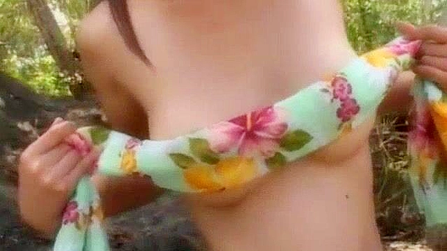 Japanese Pornstar Kaho Kasumi's Exotic Big Tits in Outdoor JAV Scene