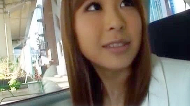 Jav Pornstar Sae Aihara Gets Banged in a Moving Car while Masturbating