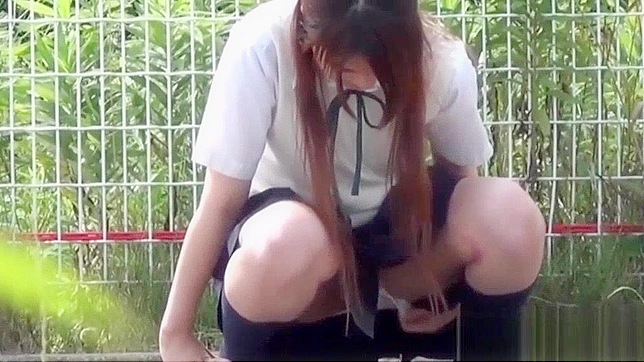 JAV HD ~ Japanese Teenagers Peeing - Extreme Wetting in Public