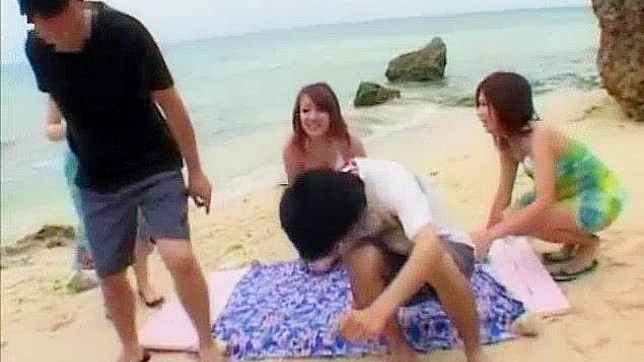 Japanese Girls Executing Extreme Group Sex in Outdoor JAV Video