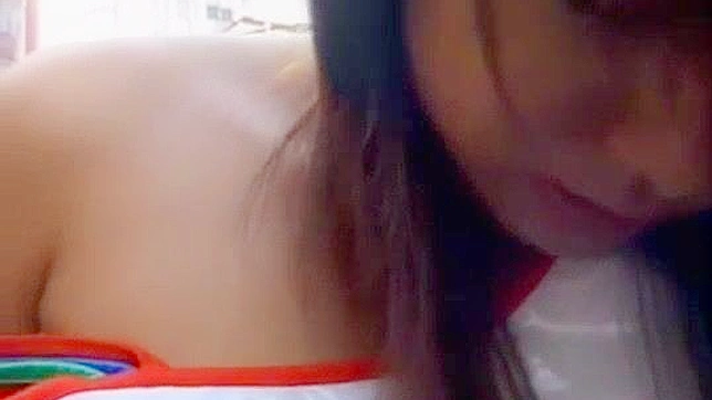 Japanese Pornstar Marin Gets Bigger Dick Than Ever, Makes Him Cum Quickly in Public Place