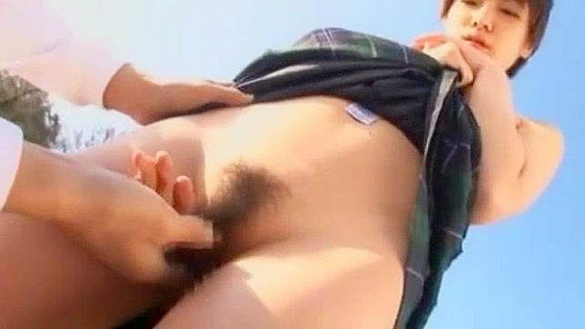 Japanese Model Nana Katagiri in Crazy Outdoor Small Tits JAV Clip