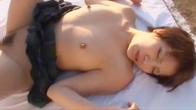 Japanese Model Nana Katagiri in Crazy Outdoor Small Tits JAV Clip