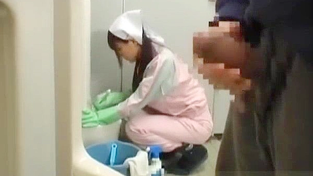 Japanese Bathroom Attendant in Naughty Encounter - Part 4 ~ Asian Porn Video