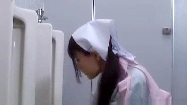 Japanese Bathroom Attendant in Naughty Encounter - Part 4 ~ Asian Porn Video