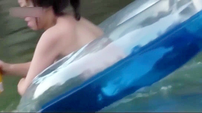 Hot Japanese Porn ~ Water Play, Drinking, & Peeing in Secret River