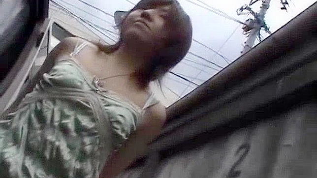 Japanese Whore in Fabulous Public Outdoor JAV Scene