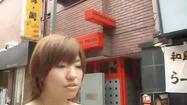 Japanese Whore in Fabulous Public Outdoor JAV Scene